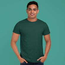 Load image into Gallery viewer, PLAIN GREEN ROUND NECK T-SHIRT