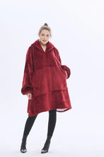 Load image into Gallery viewer, Blanket Hoodie (Maroon)