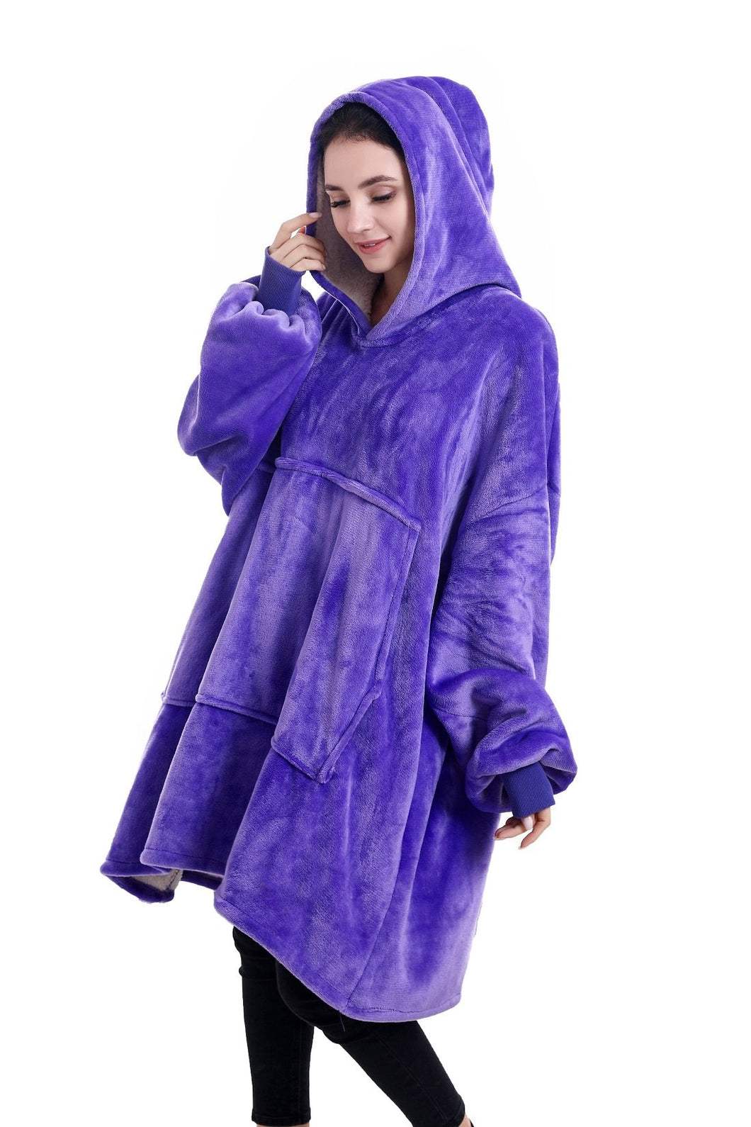 Blanket Hoodie (Purple)
