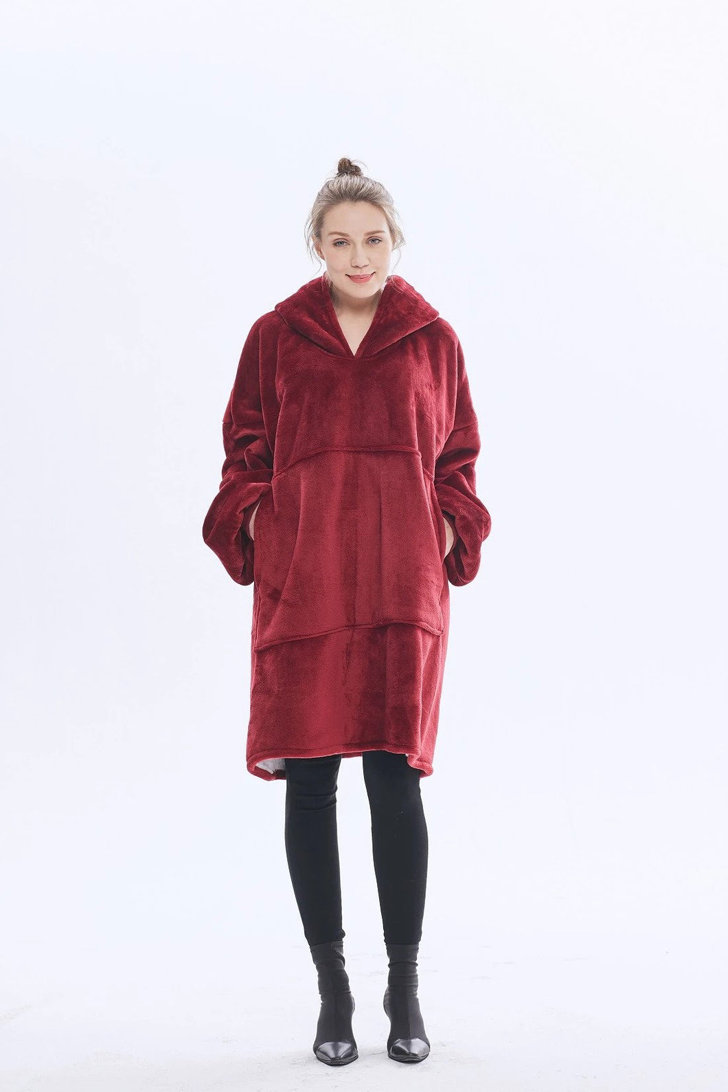 Blanket Hoodie (Maroon)